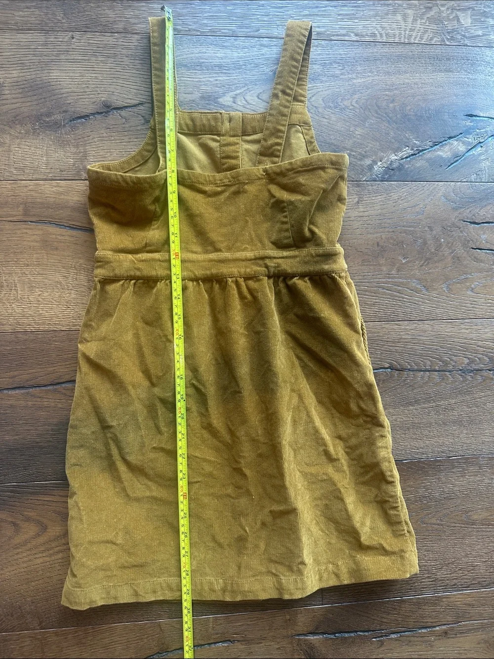 Crewcuts Mustard Corduroy Button-Front Jumper